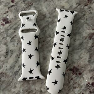 White Star Pattern Watch Band